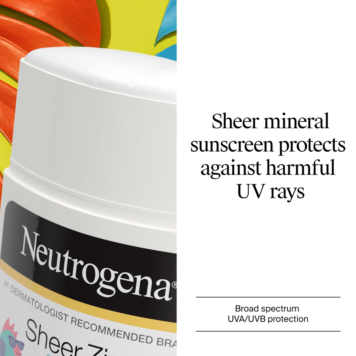 Neutrogena Kids Sunscreen Stick open showing application tip
