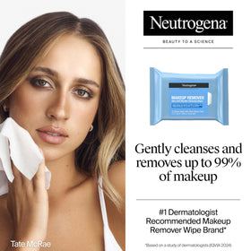 Neutrogena Makeup Remover Cleansing Wipes pack side view