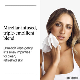 Neutrogena Makeup Remover Towelettes back view with ingredients