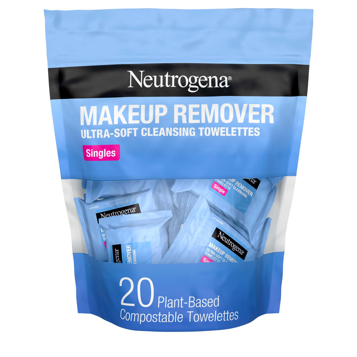 Neutrogena Makeup Remover Towelettes pack front view