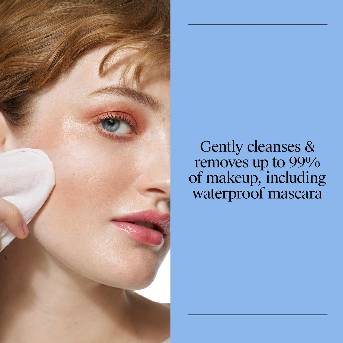 Neutrogena Makeup Remover Towelettes single wipe close-up