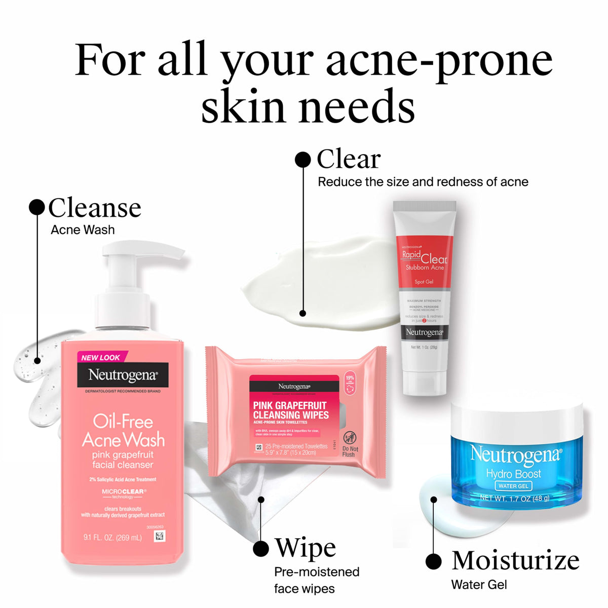 Neutrogena Makeup Remover Towelettes travel-friendly pack