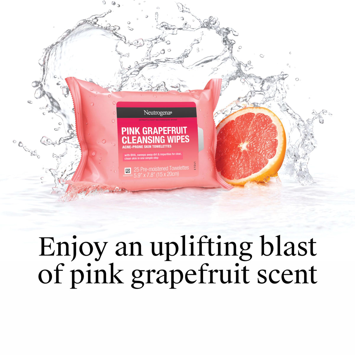 Neutrogena Makeup Remover Towelettes twin pack side view