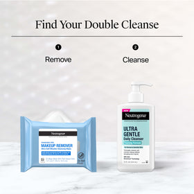 Neutrogena Makeup Remover Towelettes with makeup products
