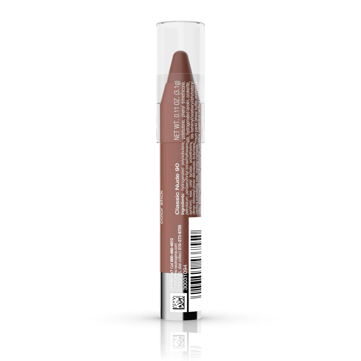 Neutrogena MoistureSmooth Color Stick Classic Nude texture swatch
