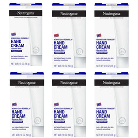 Neutrogena Norwegian Formula Hand Cream 6 x 2 oz tubes front view