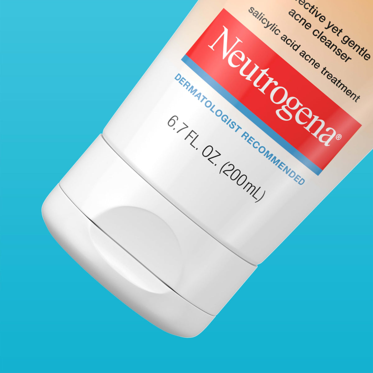 Neutrogena Oil-Free Acne Face Wash Cream Cleanser 6.7 oz with other skincare products