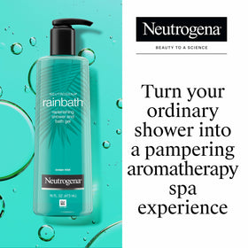 Neutrogena Rainbath Shower Gel Ocean Mist creamy lather close-up