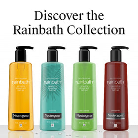 Neutrogena Rainbath Shower Gel on a bathroom shelf