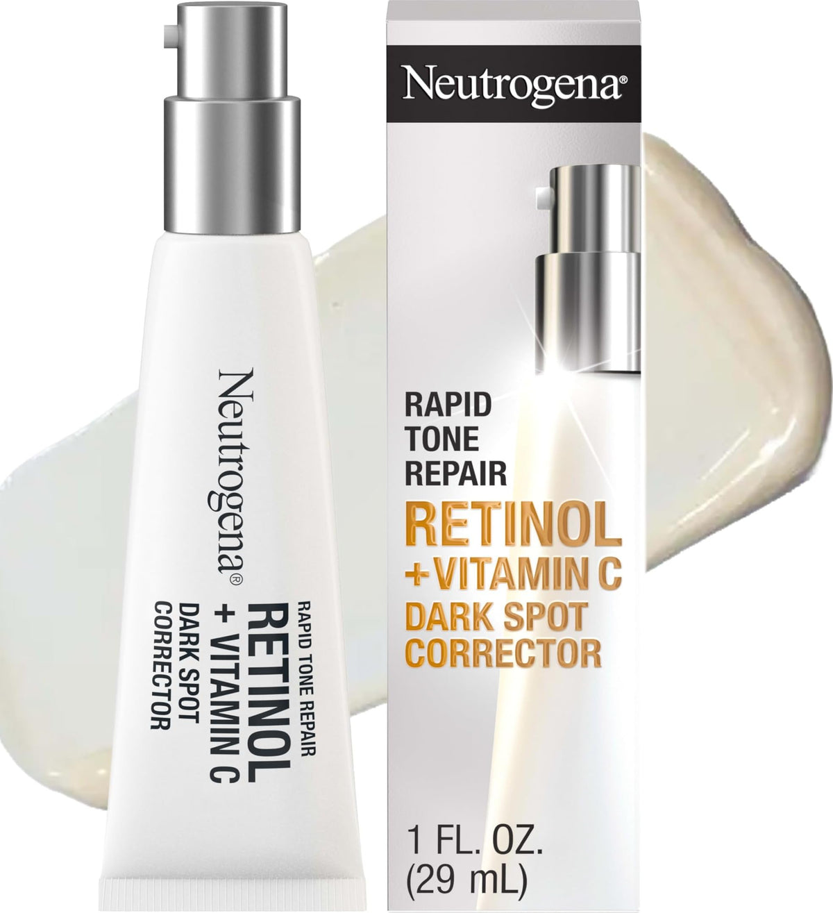 Neutrogena Rapid Tone Repair Serum front view with packaging