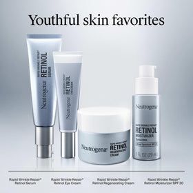 Neutrogena Rapid Tone Repair Serum in a bathroom setting