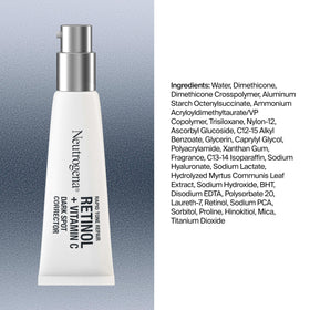 Neutrogena Rapid Tone Repair Serum with fresh citrus background