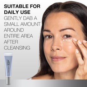 Neutrogena Rapid Wrinkle Repair Eye Cream with a close-up of the nozzle