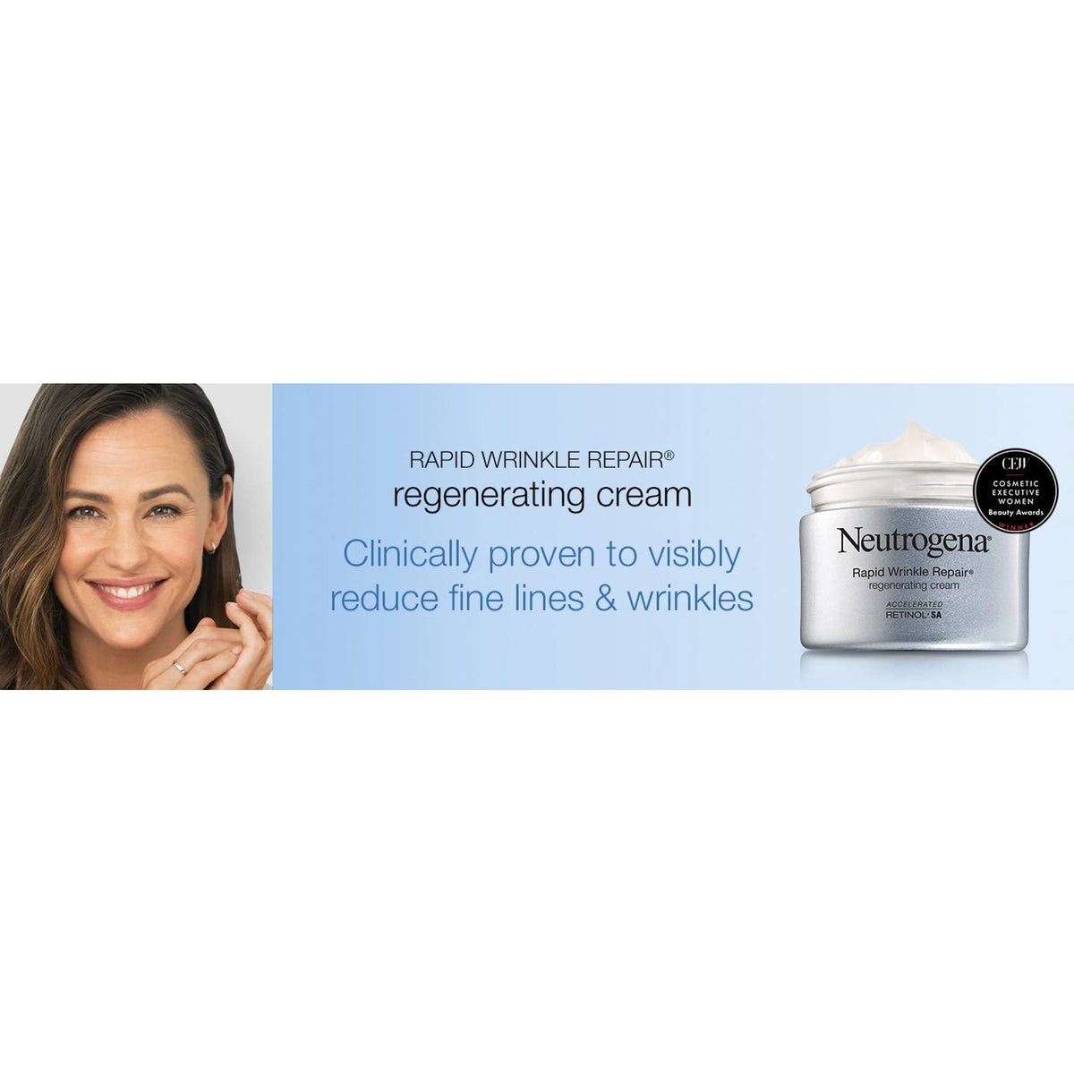 Neutrogena Rapid Wrinkle Repair Face Moisturizer 1.7 oz back view
