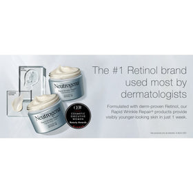 Neutrogena Rapid Wrinkle Repair Face Moisturizer 1.7 oz jar with lid