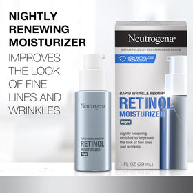 Neutrogena Rapid Wrinkle Repair Night Moisturizer 1 fl oz back view