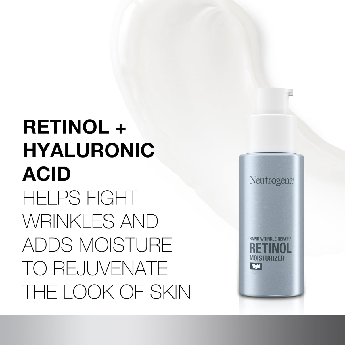Neutrogena Rapid Wrinkle Repair Night Moisturizer 1 fl oz side view