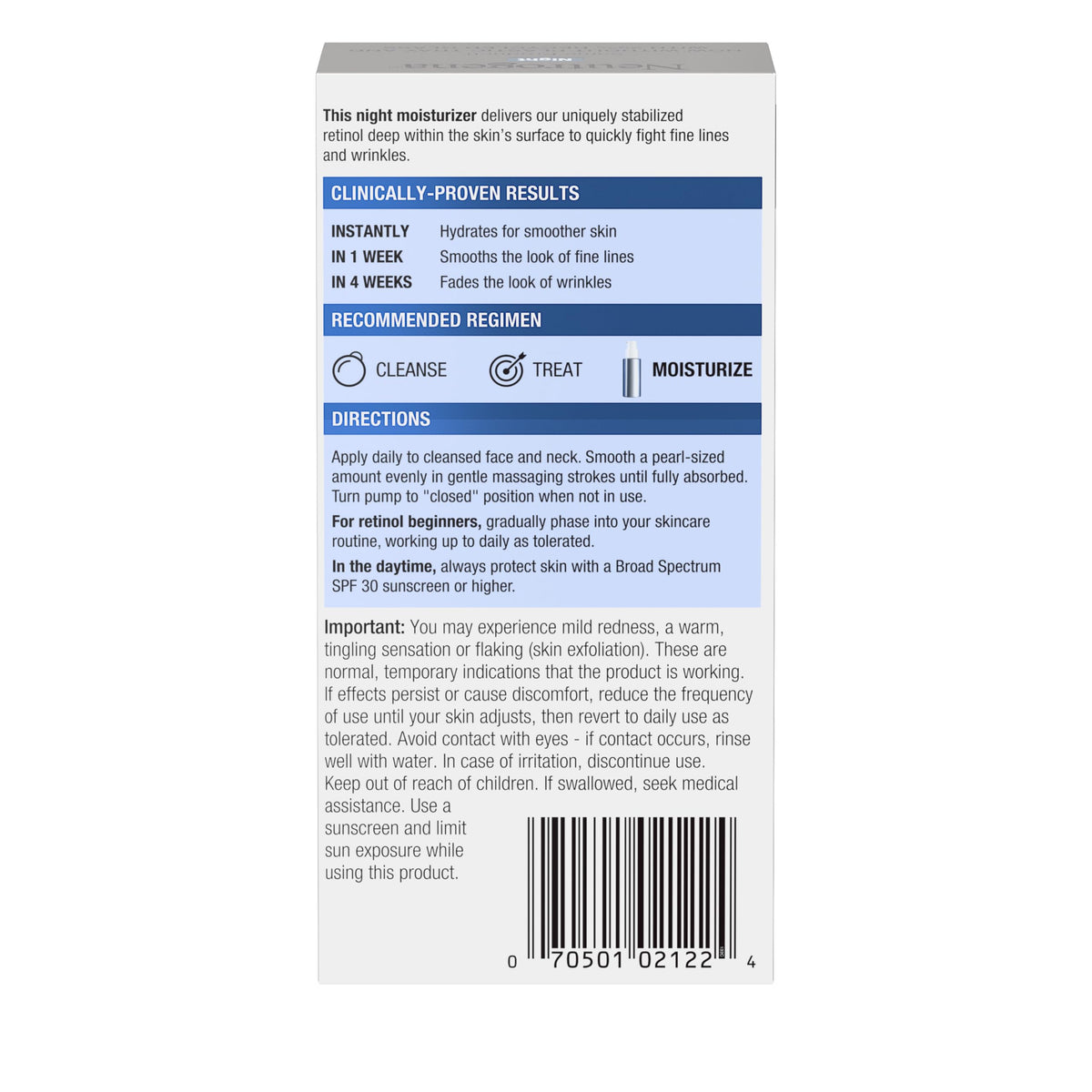 Neutrogena Rapid Wrinkle Repair Night Moisturizer lifestyle scene