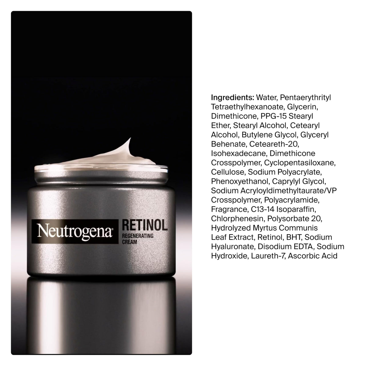 Neutrogena Retinol Cream in a skincare routine