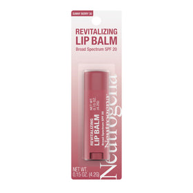 Neutrogena Revitalizing Tinted Lip Balm SPF 20 in Sheer Sunny Berry front view