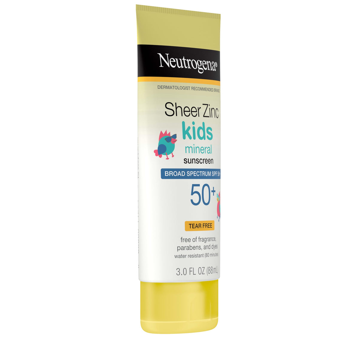 Neutrogena Sheer Zinc Kids Sunscreen with beach toys