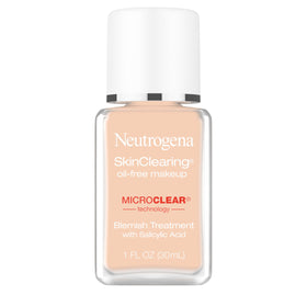 Neutrogena SkinClearing Liquid Foundation 40 Nude 1 fl oz front view
