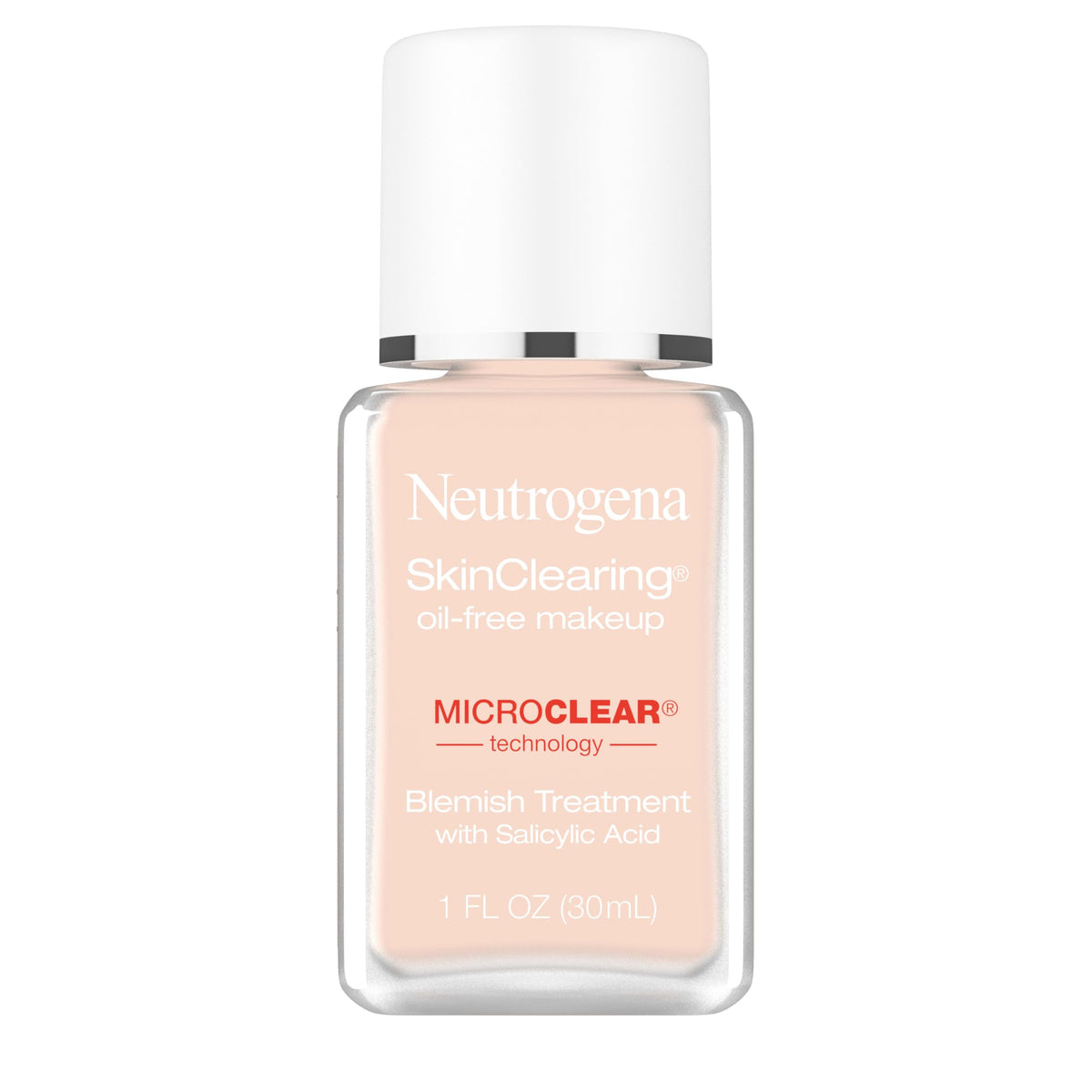 Neutrogena SkinClearing Liquid Foundation Natural Ivory 20 front view