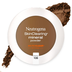 Neutrogena SkinClearing Pressed Mineral Powder Chestnut 135 front view