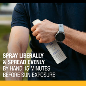 Neutrogena Sport Active Defense Sunscreen Spray packaging details
