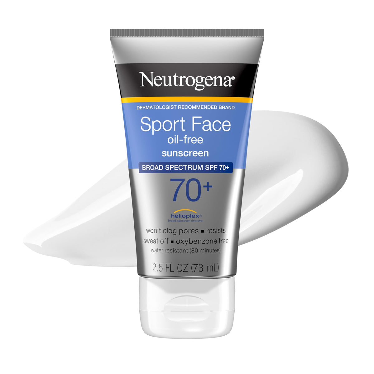 Neutrogena Sport Face Sunscreen Lotion SPF 70+ front view