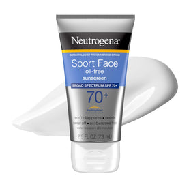Neutrogena Sport Face Sunscreen Lotion SPF 70+ front view