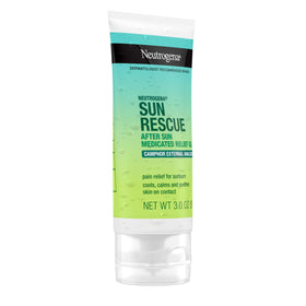 Neutrogena Sun Rescue After Sun Relief Gel 3 oz back view