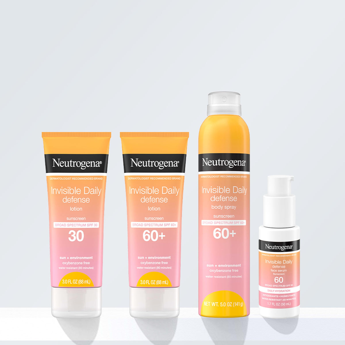 Neutrogena sunscreen with beach background
