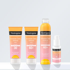 Neutrogena sunscreen with beach background