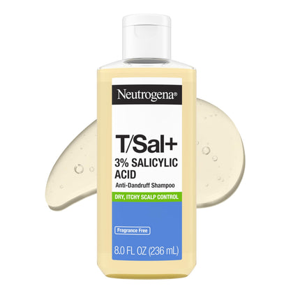 Neutrogena T/Sal+ Anti-Dandruff Shampoo 8 fl oz front view