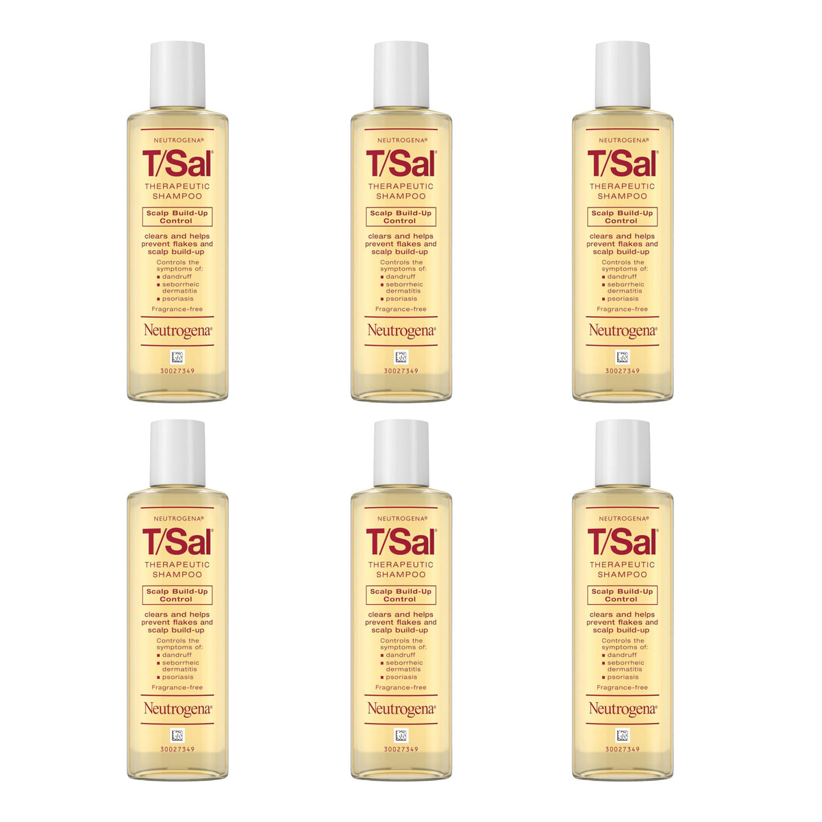 Neutrogena T/Sal Shampoo bottle side view