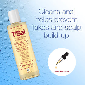 Neutrogena T/Sal Shampoo showing texture on hand