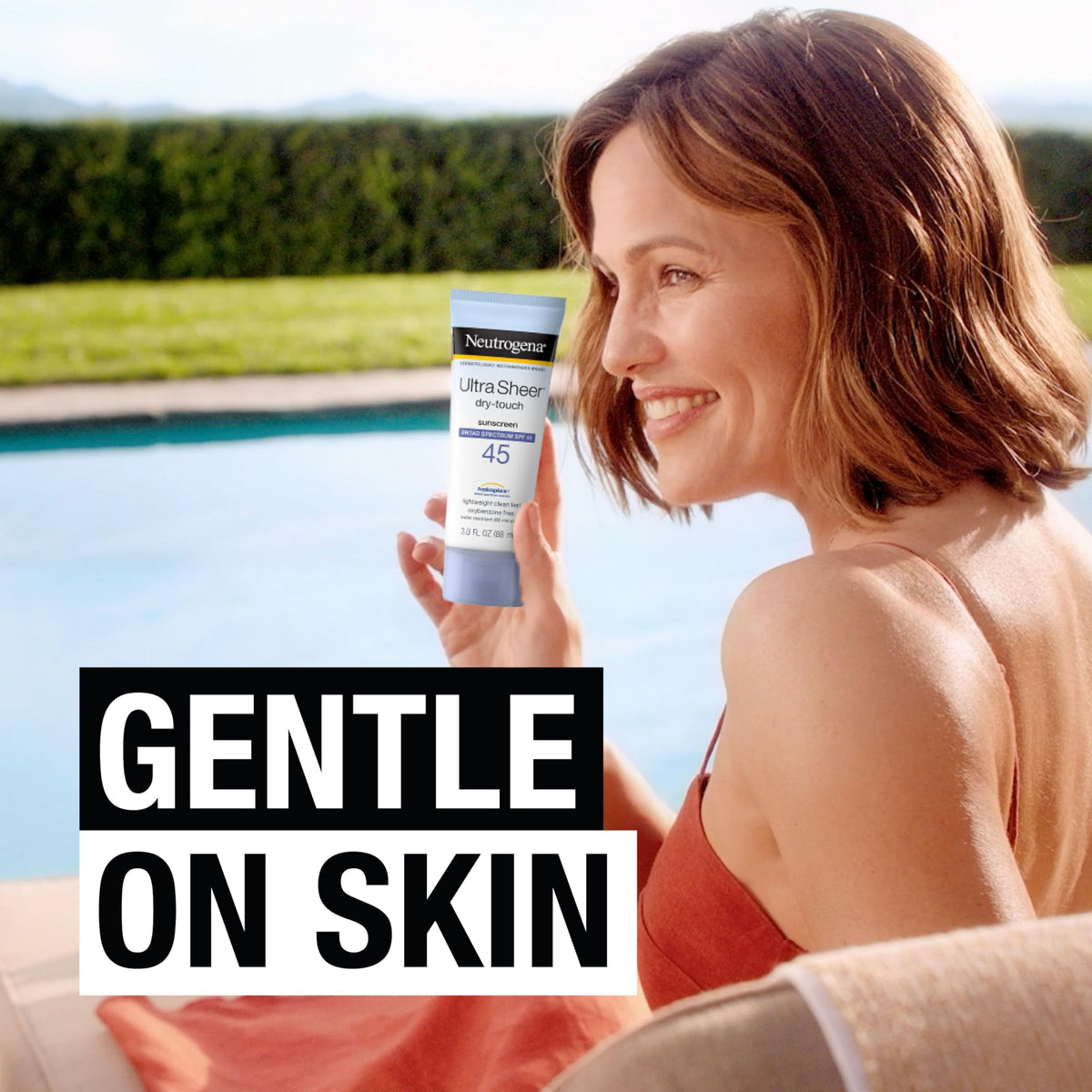 Neutrogena Ultra Sheer Dry-Touch Sunscreen 3 fl oz side view