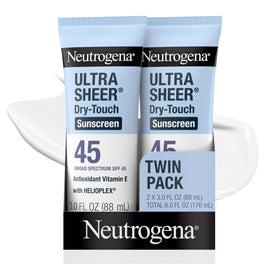 Neutrogena Ultra Sheer Dry Touch Sunscreen Lotion SPF 45 front view
