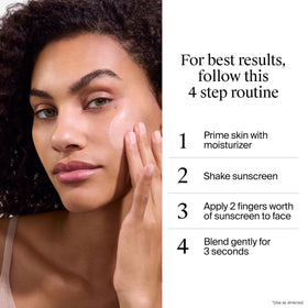 Neutrogena Ultra Sheer Liquid Mineral Face Sunscreen SPF 70 with makeup products