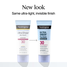 Neutrogena Ultra Sheer Sunscreen Lotion SPF 30, lightweight texture close-up