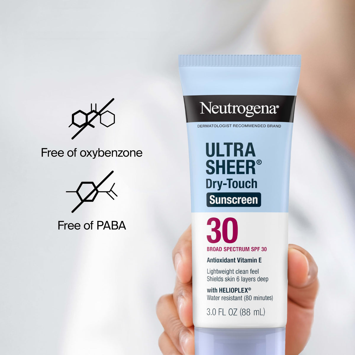 Neutrogena Ultra Sheer Sunscreen Lotion SPF 30 outdoor use scenario