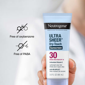 Neutrogena Ultra Sheer Sunscreen Lotion SPF 30 outdoor use scenario