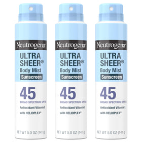 Neutrogena Ultra Sheer Sunscreen Spray SPF 45 front view