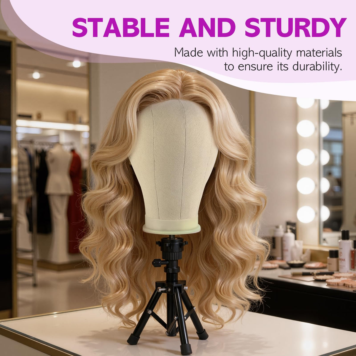 Neverland Wig Stand carrying case