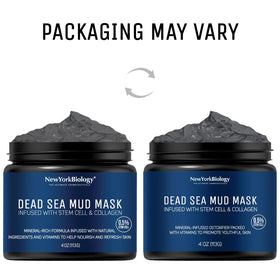 NEW YORK BIOLOGY Dead Sea Mud Mask 4 oz packaging