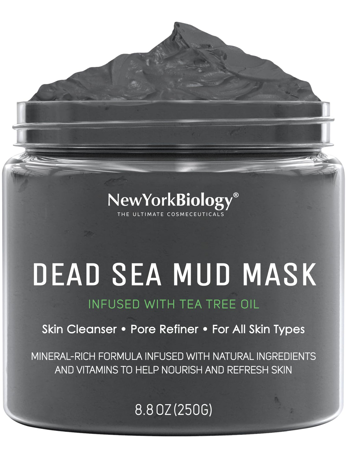 NEW YORK BIOLOGY Dead Sea Mud Mask 8.8 oz front view