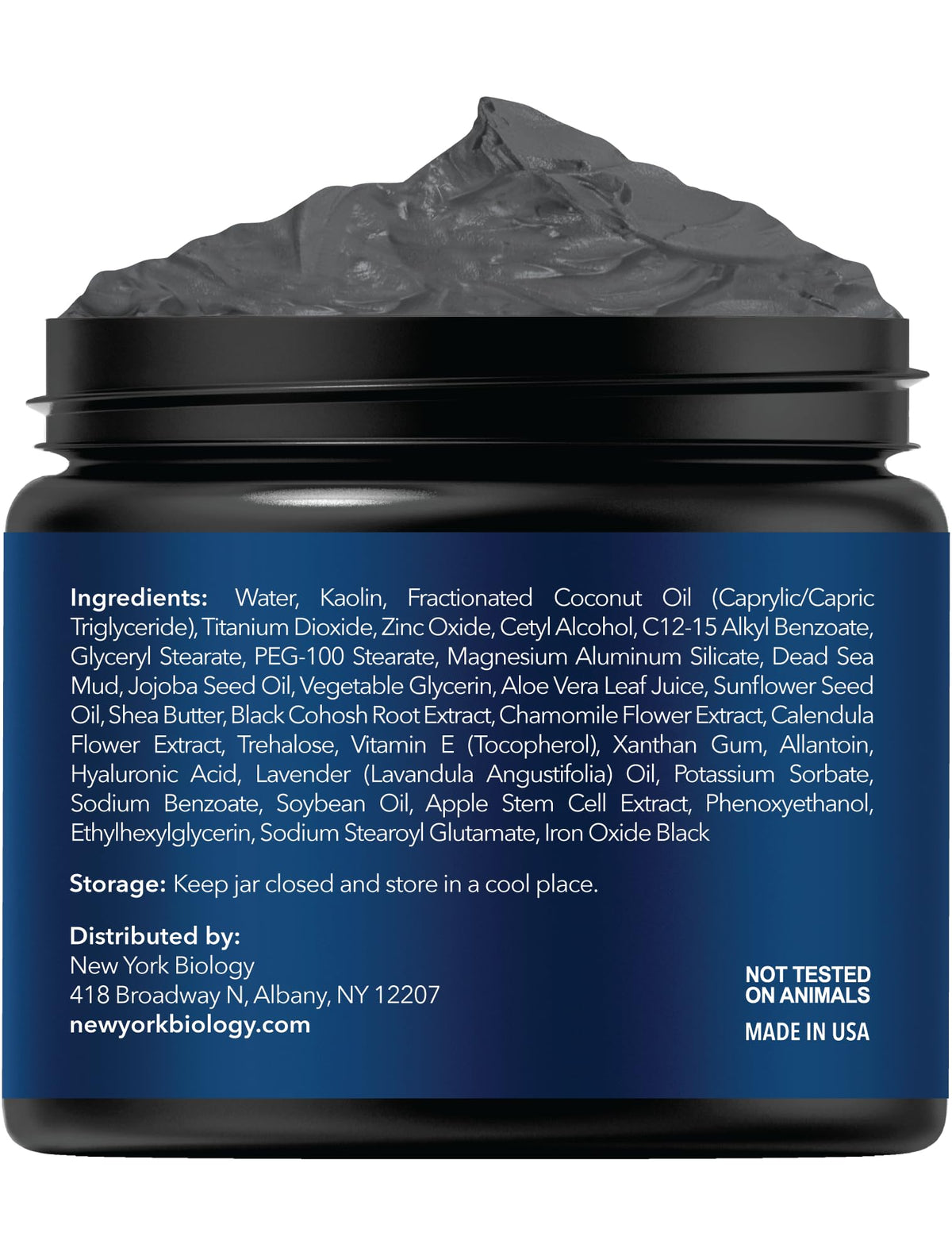 NEW YORK BIOLOGY Dead Sea Mud Mask application process