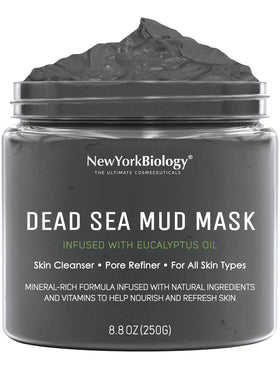 NEW YORK BIOLOGY Dead Sea Mud Mask Eucalyptus 8.8 oz front view