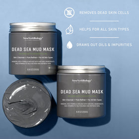 NEW YORK BIOLOGY Dead Sea Mud Mask Eucalyptus packaging